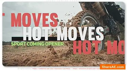 Sport Coming Opener Openers template preview