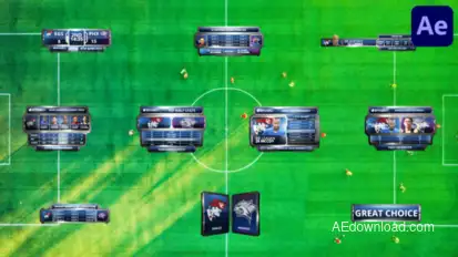 Sport Elements And Lower Thirds | After Effects Elements template preview