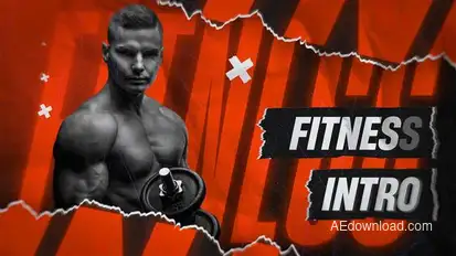 Sport Fitness Intro Openers template preview