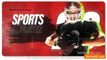 Sport Game - Players Introduction Openers template preview