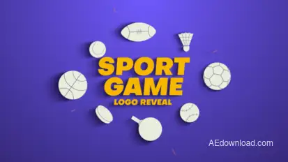 Sport Game Logo Reveal Logo Stings template preview