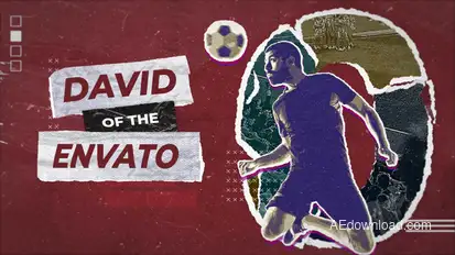 Sport Grunge Video Displays template preview