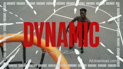 Sport Grunge Intro Openers template preview