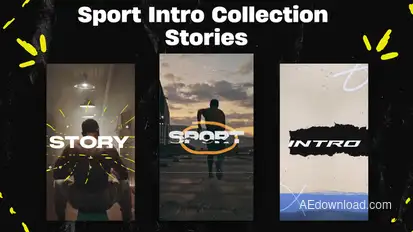 Sport Intro Collection Stories Openers template preview