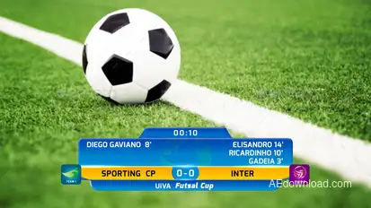 Sport Lower Thirds Elements template preview