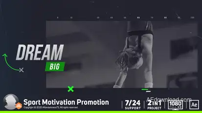 Sport Motivation Promo broadcast-packages template preview