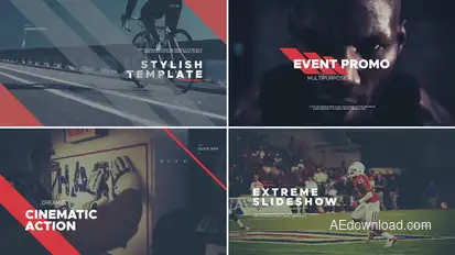 Sport Opener Video Displays template preview