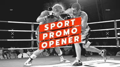 Sport Opener / Fitness and Workout / Event Promo / Dynamic Typography Openers template preview