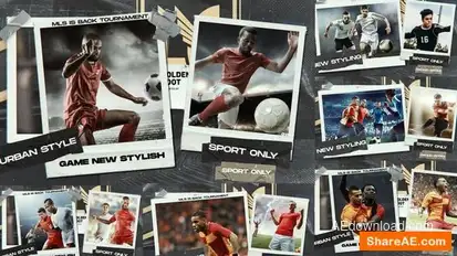 Sport Opener/ Football Collage Openers template preview