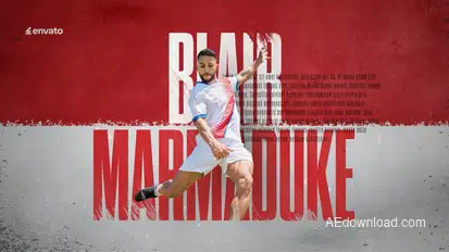 Sport Player Intro Openers template preview