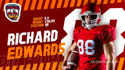 Sport Player Introducing Openers template preview