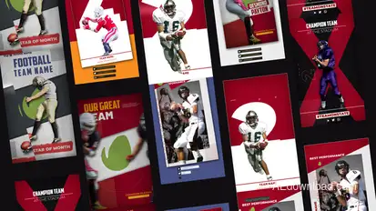 Sport Player on Social Media Product Promo template preview