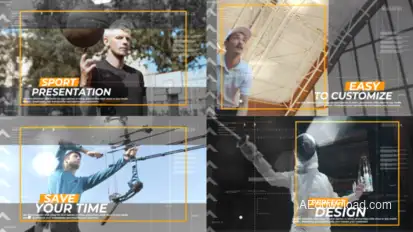 Sport Presentation for After Effects Product Promo template preview