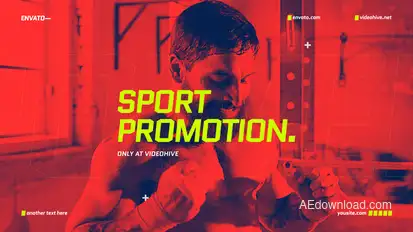 Sport Opener / Event Promo / Fitness and Workout / Dynamic Typography Openers template preview