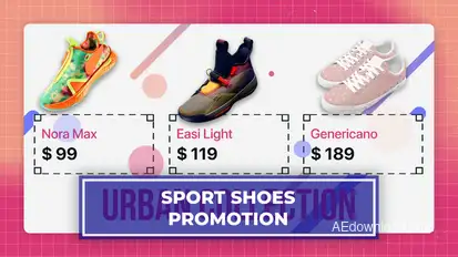 Sport Shoe Promo Product Promo template preview