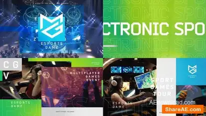 Sport Slideshow - Esport Game Openers template preview
