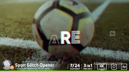 Sport Soccer Promo broadcast-packages template preview