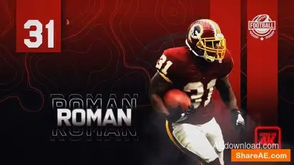 Sport Team Player Introducing // Team Intro Openers template preview