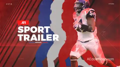Sport Trailer Video Displays template preview
