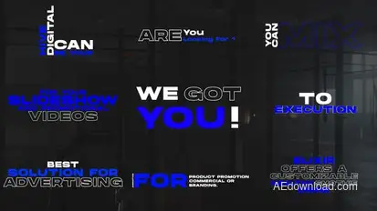 Sport Typography | After Effects Titles template preview