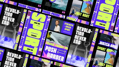 Sport Women’s Cup Promo Opener Elements template preview