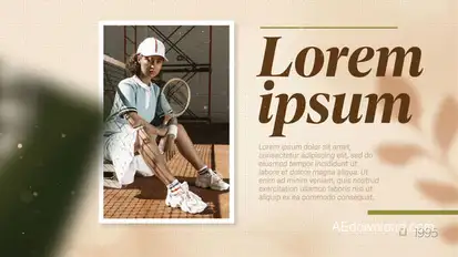 Sportive Photo Slideshow Openers template preview