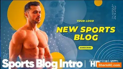 Sports Blog Intro Openers template preview