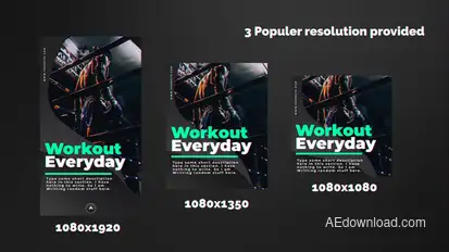 Sports Instagram Stories Openers template preview