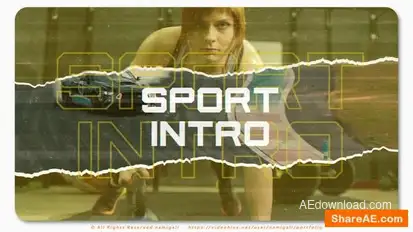 Sports Intro Openers template preview