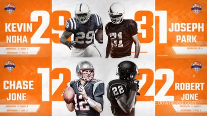 Sports Player Introduction broadcast-packages template preview