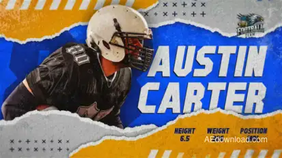 Sports Player Introduction | Match Opener Openers template preview