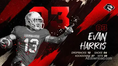 Sports Team Intro broadcast-packages template preview