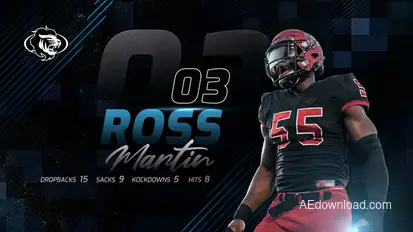 Sports Team Introduction broadcast-packages template preview