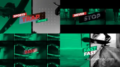 Sports Trap for After Effects Product Promo template preview