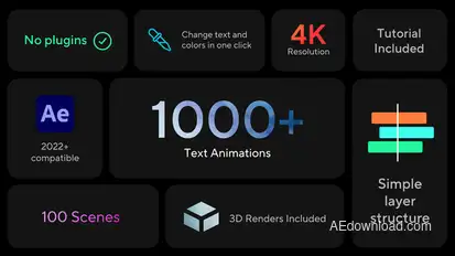 SPOTLIGHT - DESIGNS AND TYPOGRAPHY PACK Titles template preview