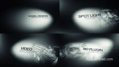 Spotlight Cinematic Title Openers template preview