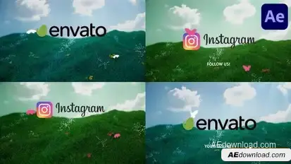 Videohive Spring Logo for After Effects Logo Stings template preview