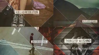 Square Slides  // Elegant Slideshow Openers template preview