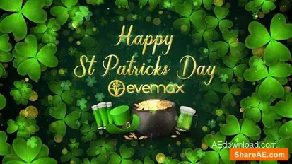 St Patrick's Day Greetings Openers template preview