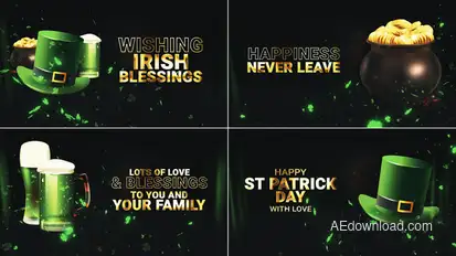 St.Patrick's Day Greetings // St.Patrick's Day Openers template preview