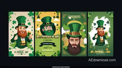 St Patrick Day Stories Openers template preview