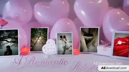 St. Valentine's Day Romantic Slideshow Openers template preview