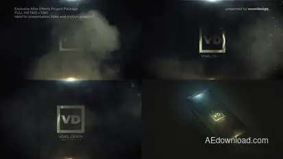 Steam Smoke Logo Revealer Logo Stings template preview