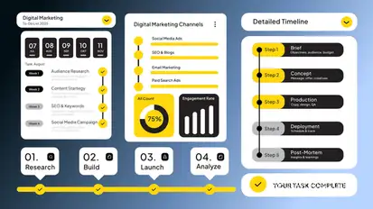 Steps Infographic Infographics template preview