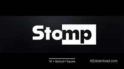 Stomp - Dynamic Typography | 3 Different Resolutions Titles template preview