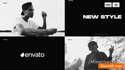 Stomp intro /Kinetic Typography Openers template preview