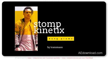 Stomp Kinetix Intro Titles template preview
