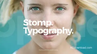 Stomp Opener / Clean Typography / Event Promo / Dynamic Slideshow Openers template preview