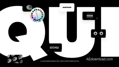 Typography Titles template preview