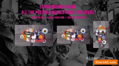 Stomp Trendy Intro Openers template preview